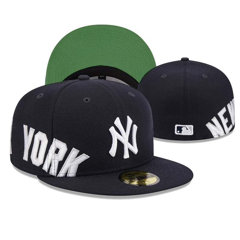 2023 Autumn New Baseball Hat Men'S And Women'S Flat Brim Sun Hat Fully Enclosed Embroidery Hip-Hop Baseball Cap OT8E