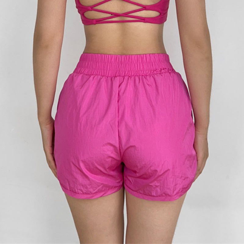 Quần Short Thể Thao Lưng Cao Dáng Rộng Thời Trang Cho Nữ