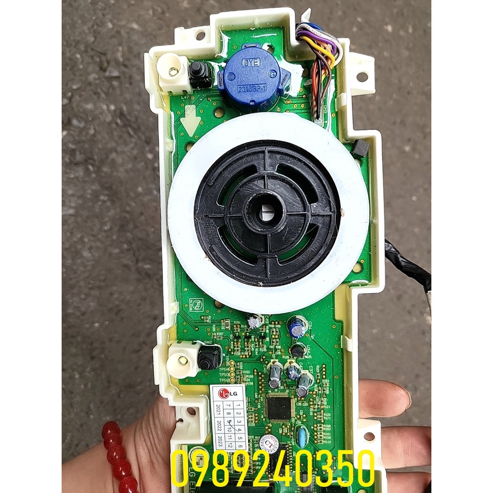 Bo mạch hiển thị máy giặt LG cửa ngang 9 dây  mới chính hãng