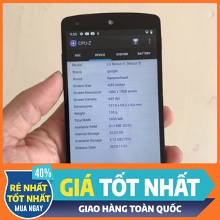 Điện thoại Google Nexus 5 LTE - RAM 2GB