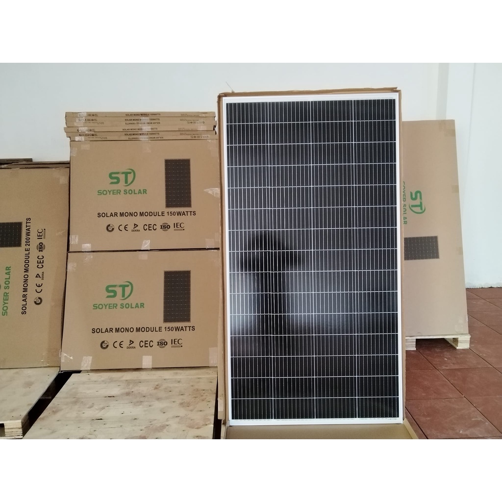 Tấm pin mặt trời Mono 300W SOYER SOLAR-HÃNG SOYER SOLAR CÔNG NGHỆ MỚI 11 BUSBARS  MỚI 100%