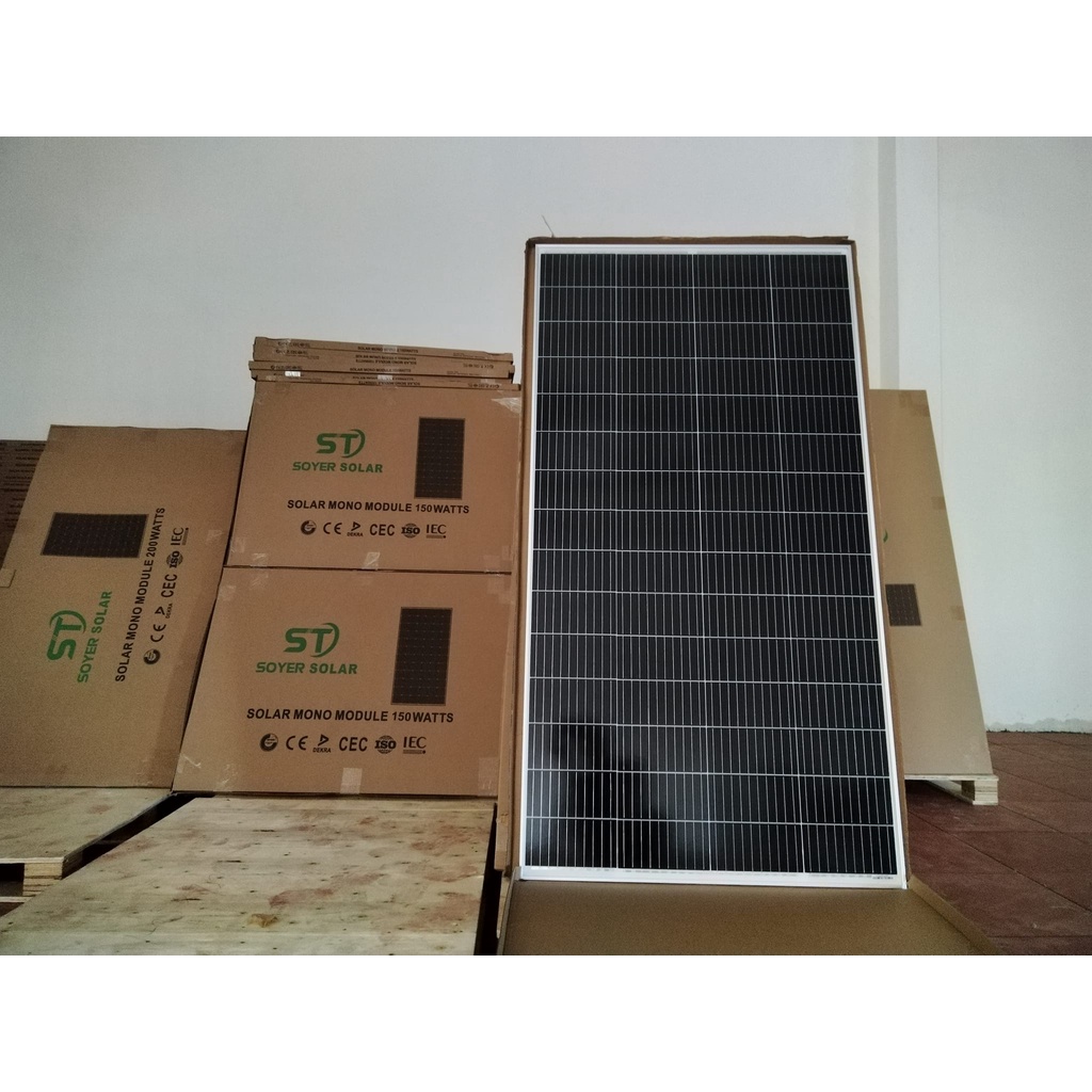 Tấm pin mặt trời Mono 300W SOYER SOLAR-HÃNG SOYER SOLAR CÔNG NGHỆ MỚI 11 BUSBARS  MỚI 100%