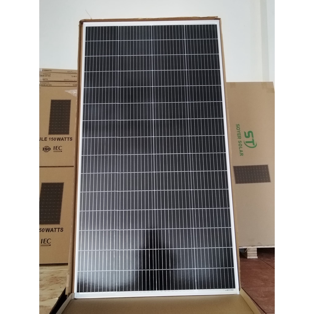 Tấm pin mặt trời Mono 300W SOYER SOLAR-HÃNG SOYER SOLAR CÔNG NGHỆ MỚI 11 BUSBARS  MỚI 100%