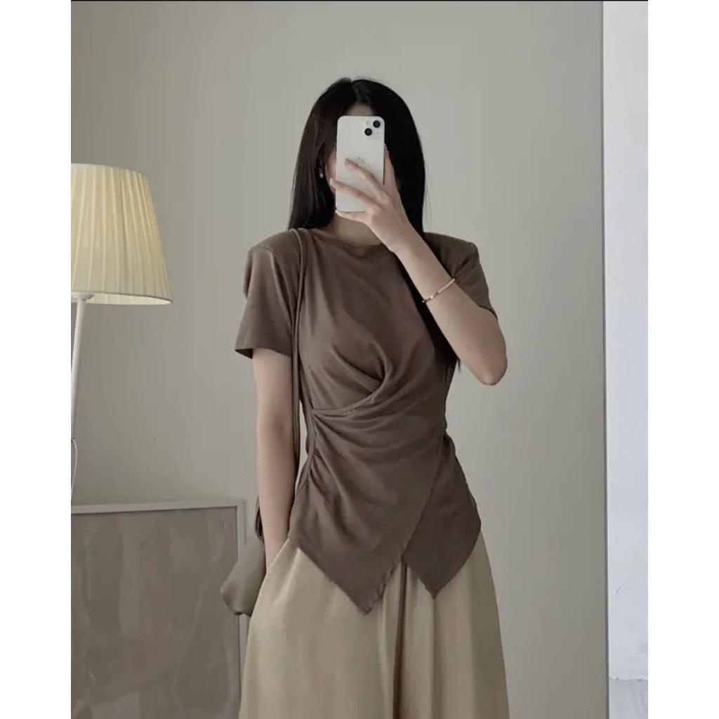 Thời Trang Bigsize Áo Thun Vải Thun Tăm 50 - 100Kg Dễ Thương