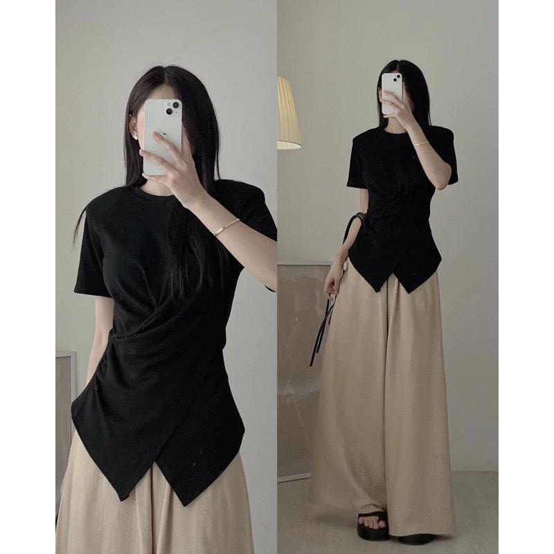 Thời Trang Bigsize Áo Thun Vải Thun Tăm 50 - 100Kg Dễ Thương