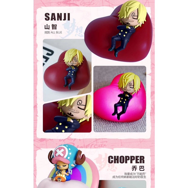 ❤Genuine❤One Piece Sweet Dream Night Light Series bilnd box.Đồ chơi hợp thời trang.Quà.BÚP BÊ.mô hình nhân vật