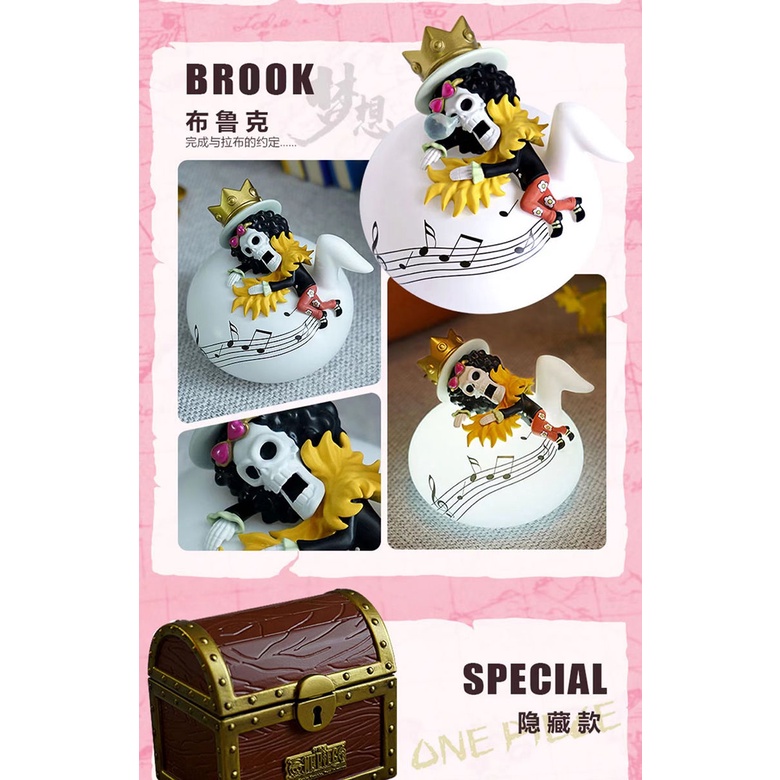 ❤Genuine❤One Piece Sweet Dream Night Light Series bilnd box.Đồ chơi hợp thời trang.Quà.BÚP BÊ.mô hình nhân vật