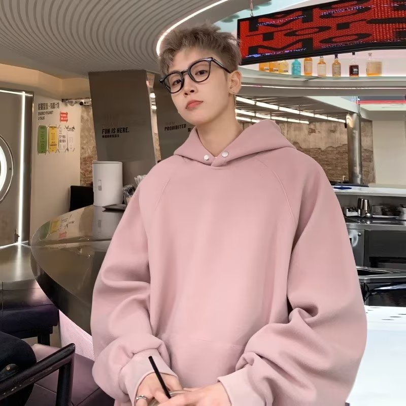 Áo hoodie Dáng Rộng Phong Cách retro Đường Phố Mỹ Thời Trang Xuân Thu Mới Cho Nam