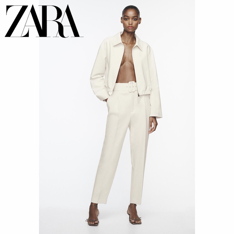 Zara Áo Khoác bomber Thời Trang Cá Tính Cho Nữ