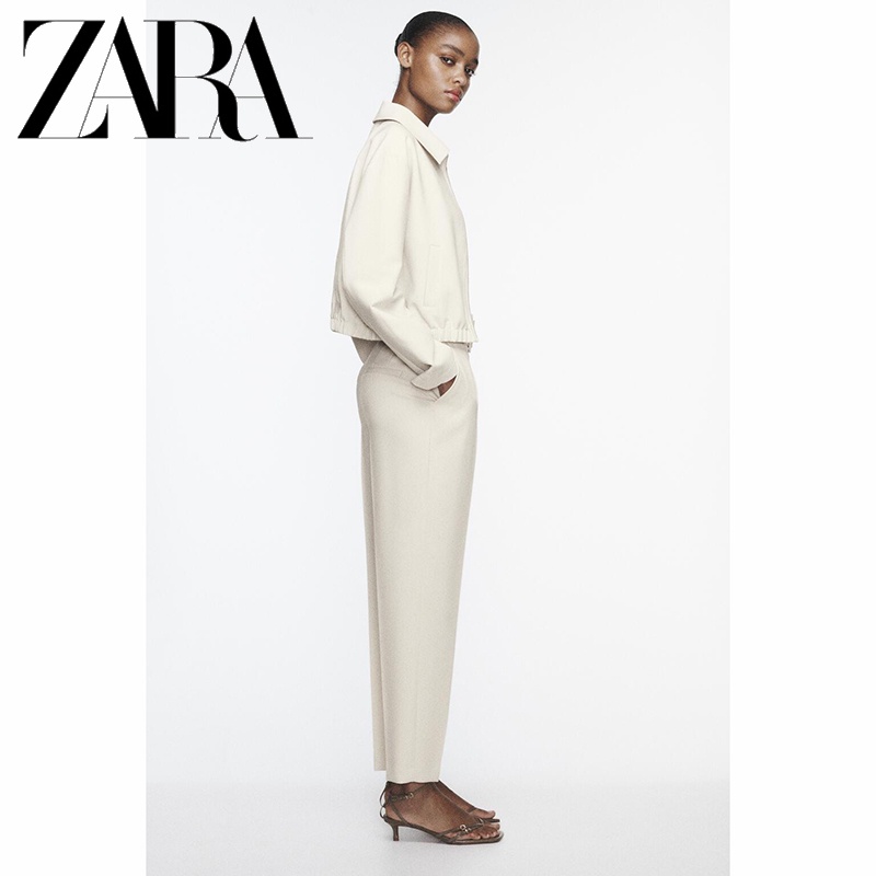 Zara Áo Khoác bomber Thời Trang Cá Tính Cho Nữ