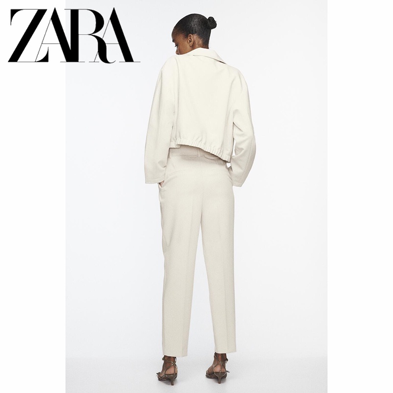 Zara Áo Khoác bomber Thời Trang Cá Tính Cho Nữ