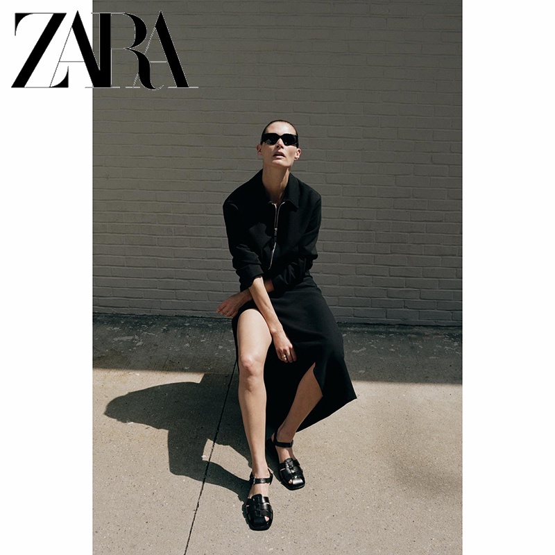 Zara Áo Khoác bomber Thời Trang Cá Tính Cho Nữ