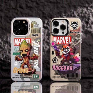 Sang Trọng Ốp Điện Thoại Cứng Chống Sốc In Hình groot marvel Cho iphone x xr xs 11 12 13 14 15 pro max 12promax 13promax 14promax