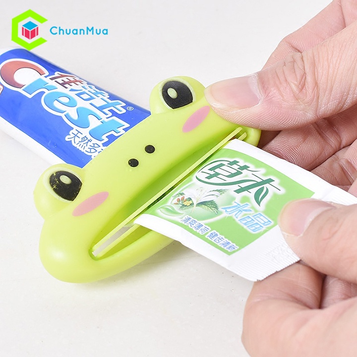 Dụng Cụ Kẹp Ép Kem Đánh Răng Bằng Nhựa Hình Thú Hoạt Hình