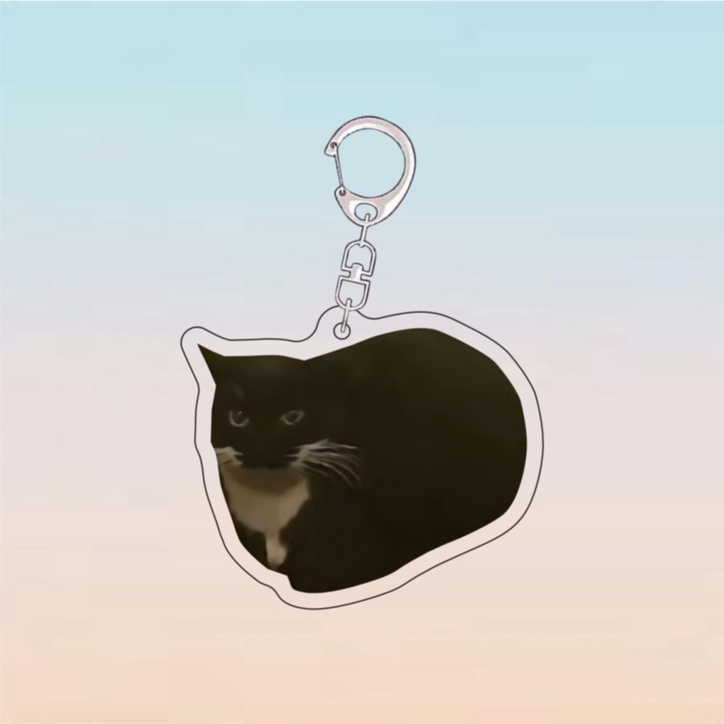 Móc Khóa Hình Mèo Đeo Túi Xách