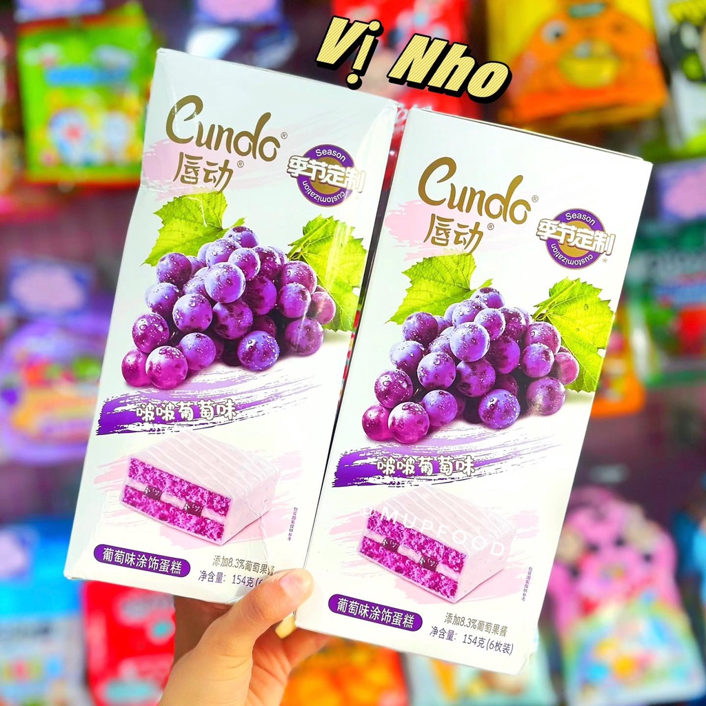 BÁNH BÔNG LAN PHỦ SOCOLA CUNDO