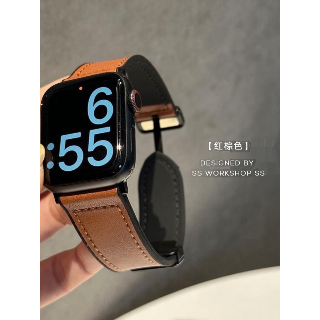 Dây Đeo Bằng Da Thật Có Khóa Nam Châm Cho Đồng Hồ Thông Minh redmi watch 3 active