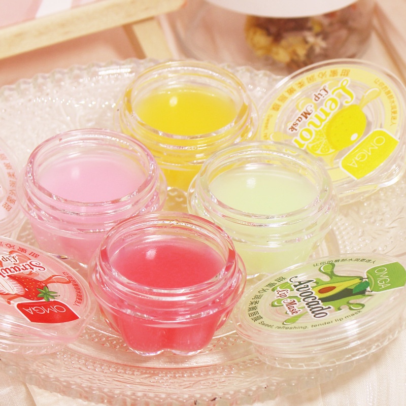 Omga Mặt Nạ Môi Chiết Xuất Trái Cây Ngọt Ngào Dưỡng Ẩm Chăm Sóc Môi