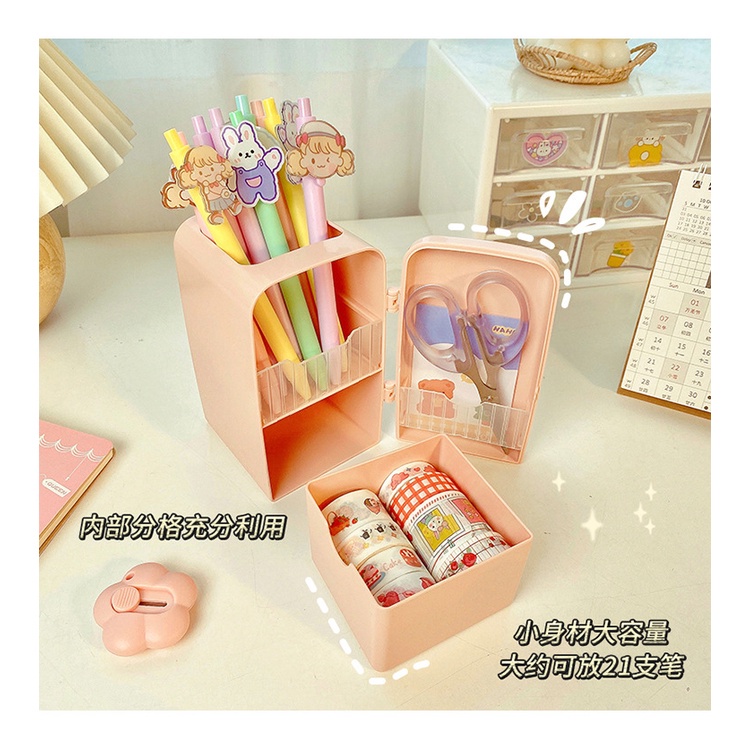 Hộp Đựng Bút Hình Tủ Lạnh mini Họa Tiết Hoạt Hình Dễ Thương