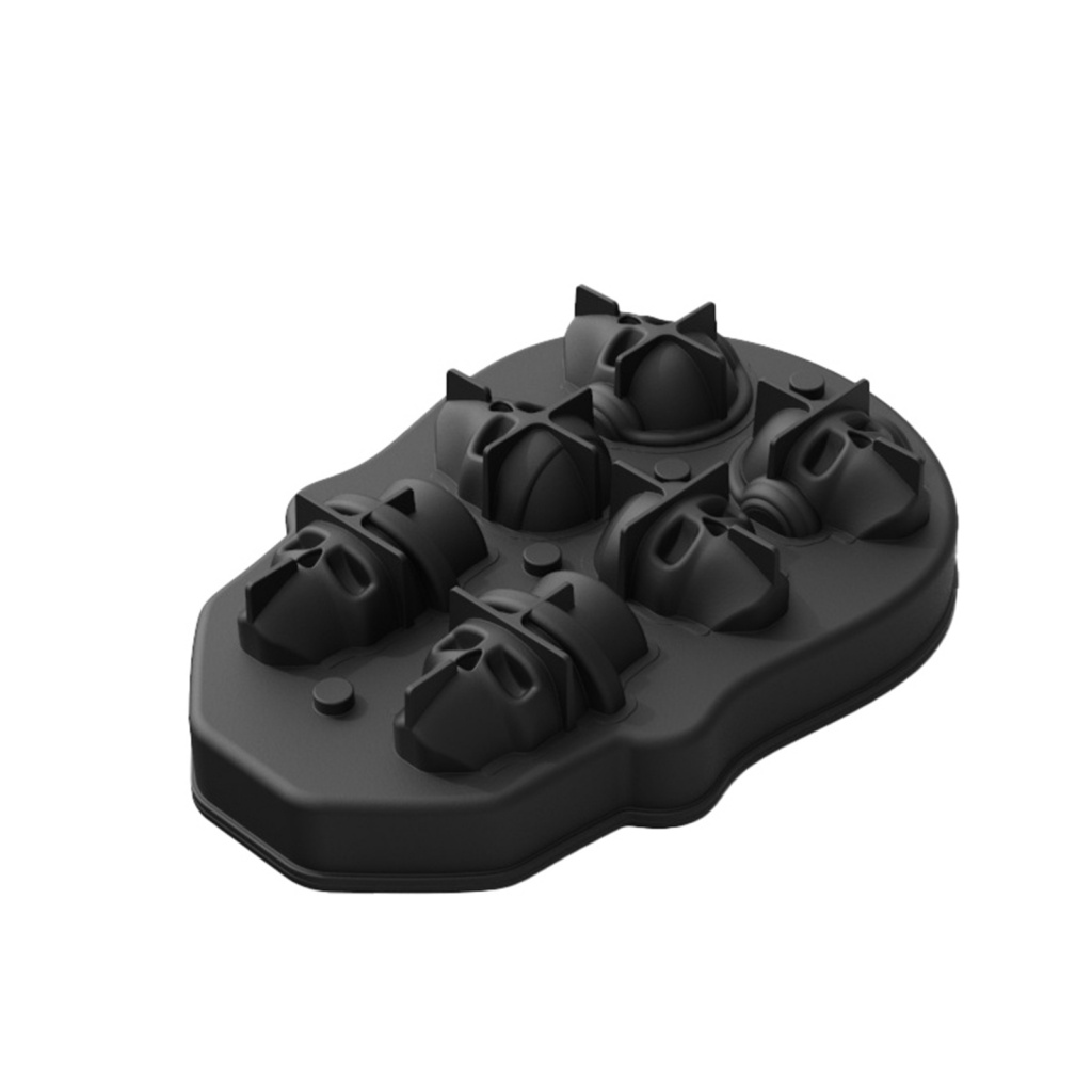 Phụ Kiện Chuyên Dụng Dành Cho Xe Hơi| Khuôn silicone Làm Đá Hình Đầu Lâu Sáng Tạo Dễ Dàng Sử Dụng