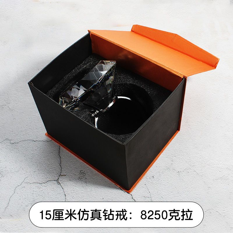 Nhẫn đính hôn kim cương, nhẫn lớn nhân tạo vui nhộn cho quà sinh nhật/đính hôn