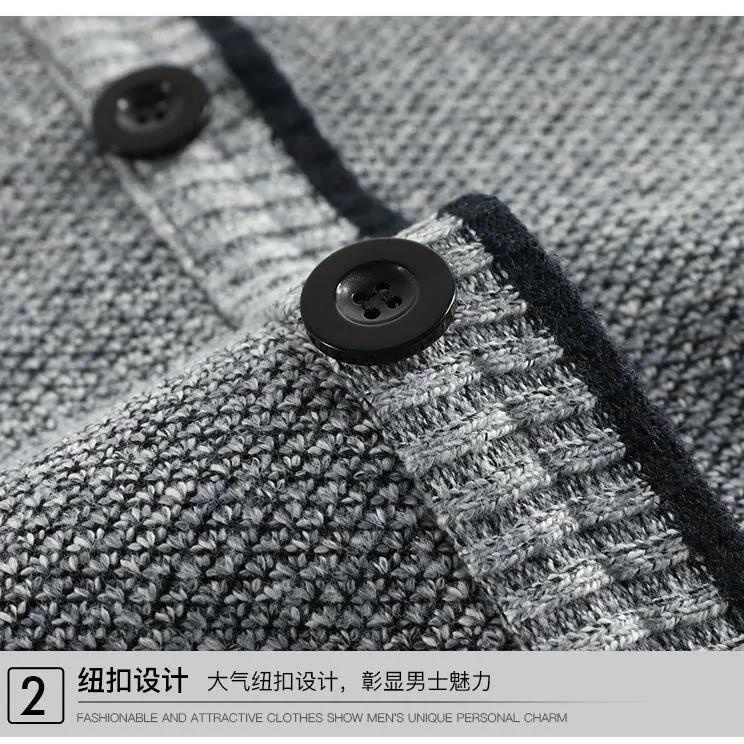 Áo sweater Tay Dài Cổ Tròn Màu Sắc Đơn Giản Cho Đàn Ông Trung Niên
