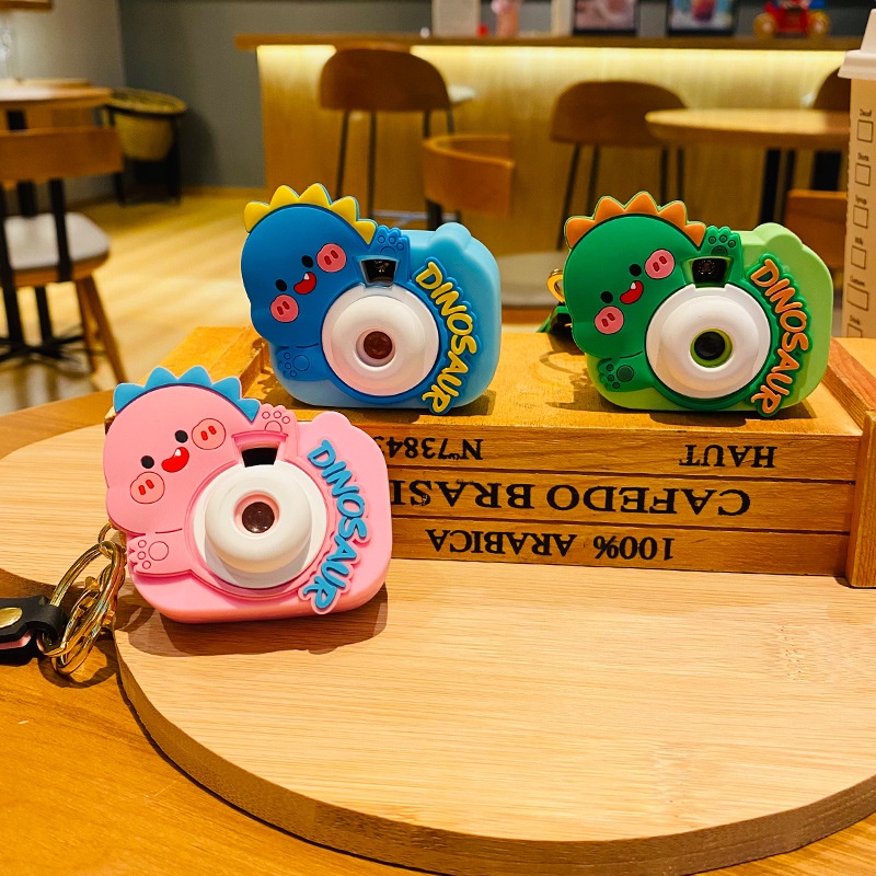 Hoạt Hình Móc Khóa Hình Khủng Long / Răng Hổ Mini Dễ Thương