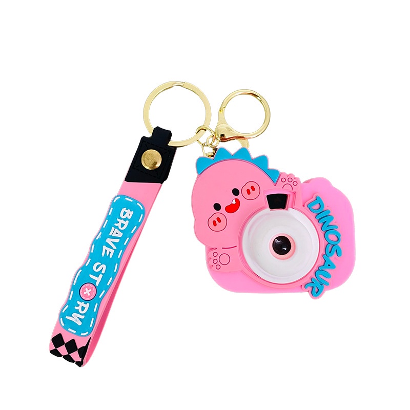 Hoạt Hình Móc Khóa Hình Khủng Long / Răng Hổ Mini Dễ Thương