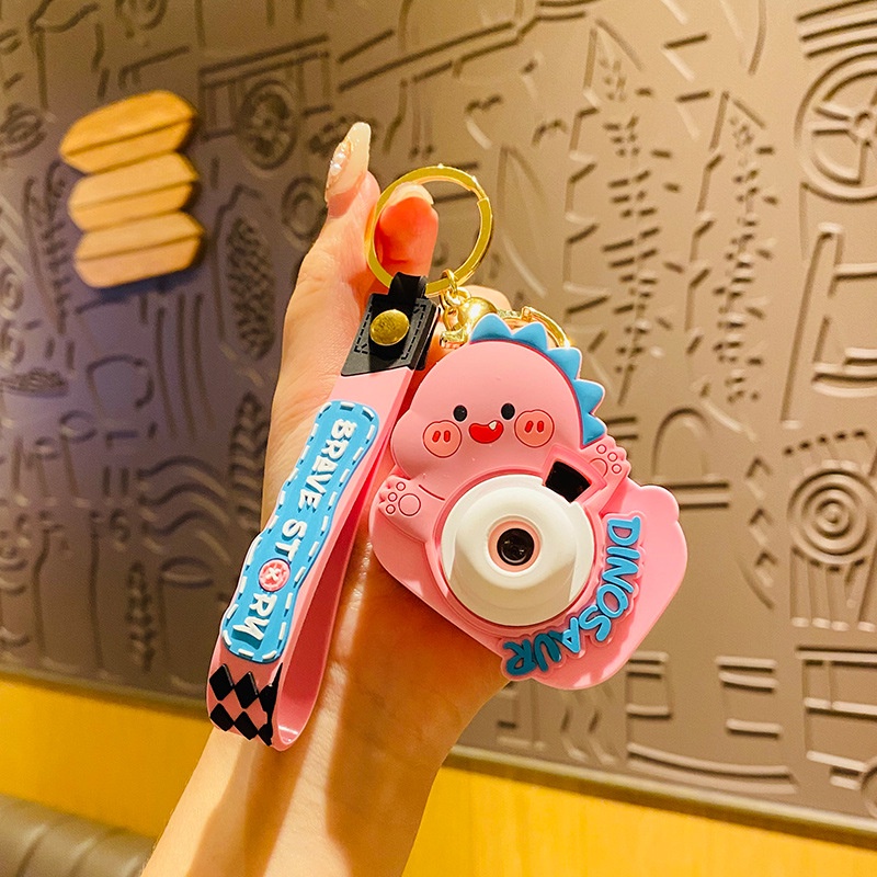 Hoạt Hình Móc Khóa Hình Khủng Long / Răng Hổ Mini Dễ Thương