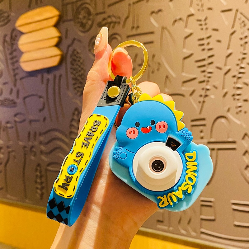 Hoạt Hình Móc Khóa Hình Khủng Long / Răng Hổ Mini Dễ Thương