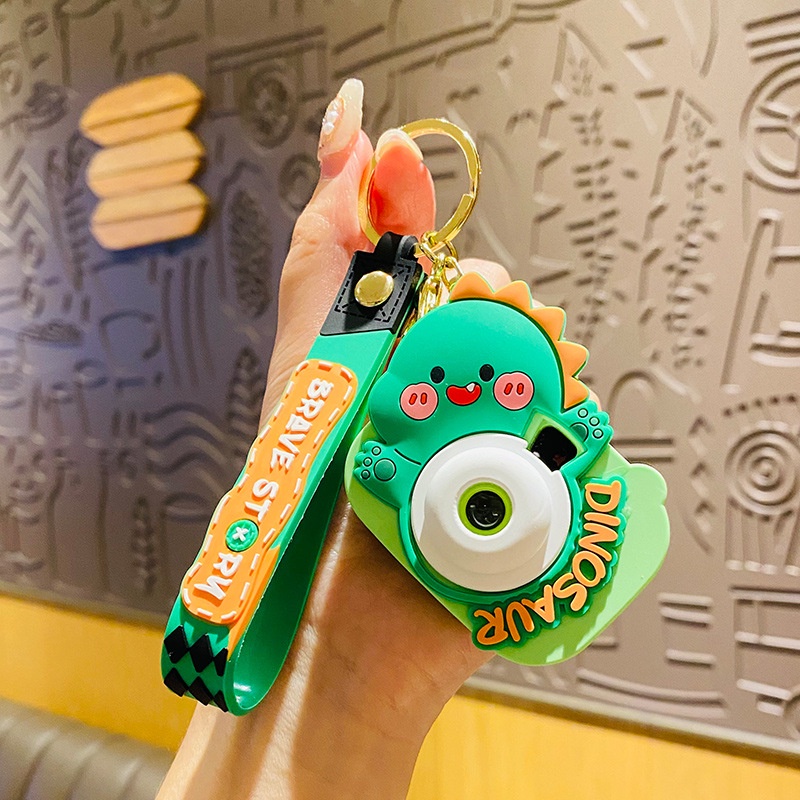 Hoạt Hình Móc Khóa Hình Khủng Long / Răng Hổ Mini Dễ Thương