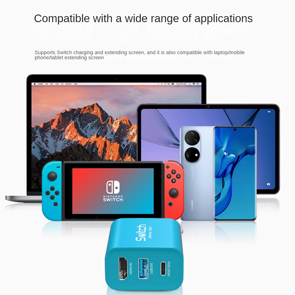 Galum Cáp Sạc Nhanh 30w ns nintendo switch lite oled pd hdmi 4k usb type c Cho Máy Tính Bảng / laptop