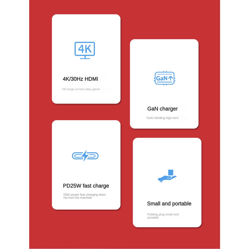 Galum Cáp Sạc Nhanh 30w ns nintendo switch lite oled pd hdmi 4k usb type c Cho Máy Tính Bảng / laptop