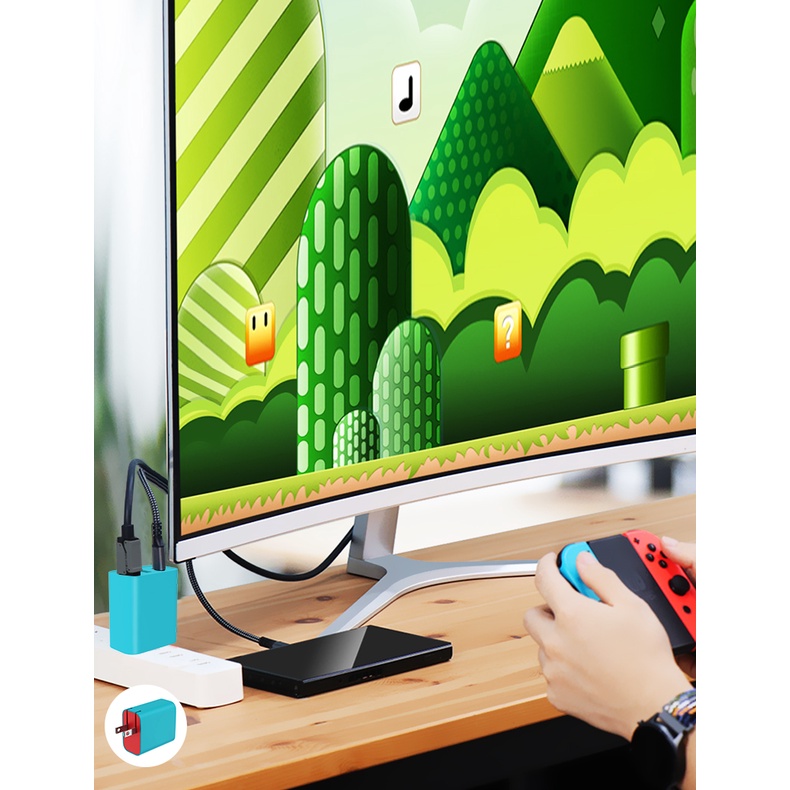 Galum Cáp Sạc Nhanh 30w ns nintendo switch lite oled pd hdmi 4k usb type c Cho Máy Tính Bảng / laptop