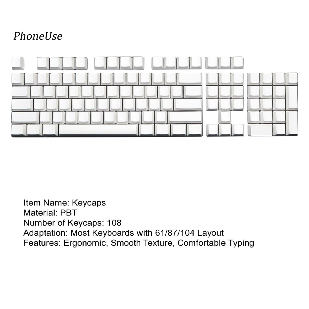 Pu Bàn Phím Cơ xda profile pbt Không Chữ Chất Liệu Nhựa Thông Dụng