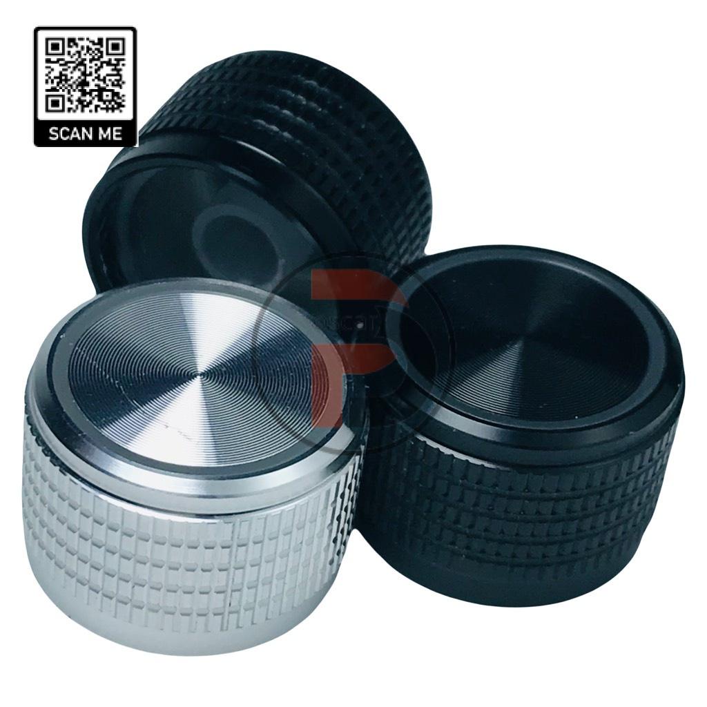 Chụp chiết áp chỉnh volume nhôm hắt sáng 25X15X6