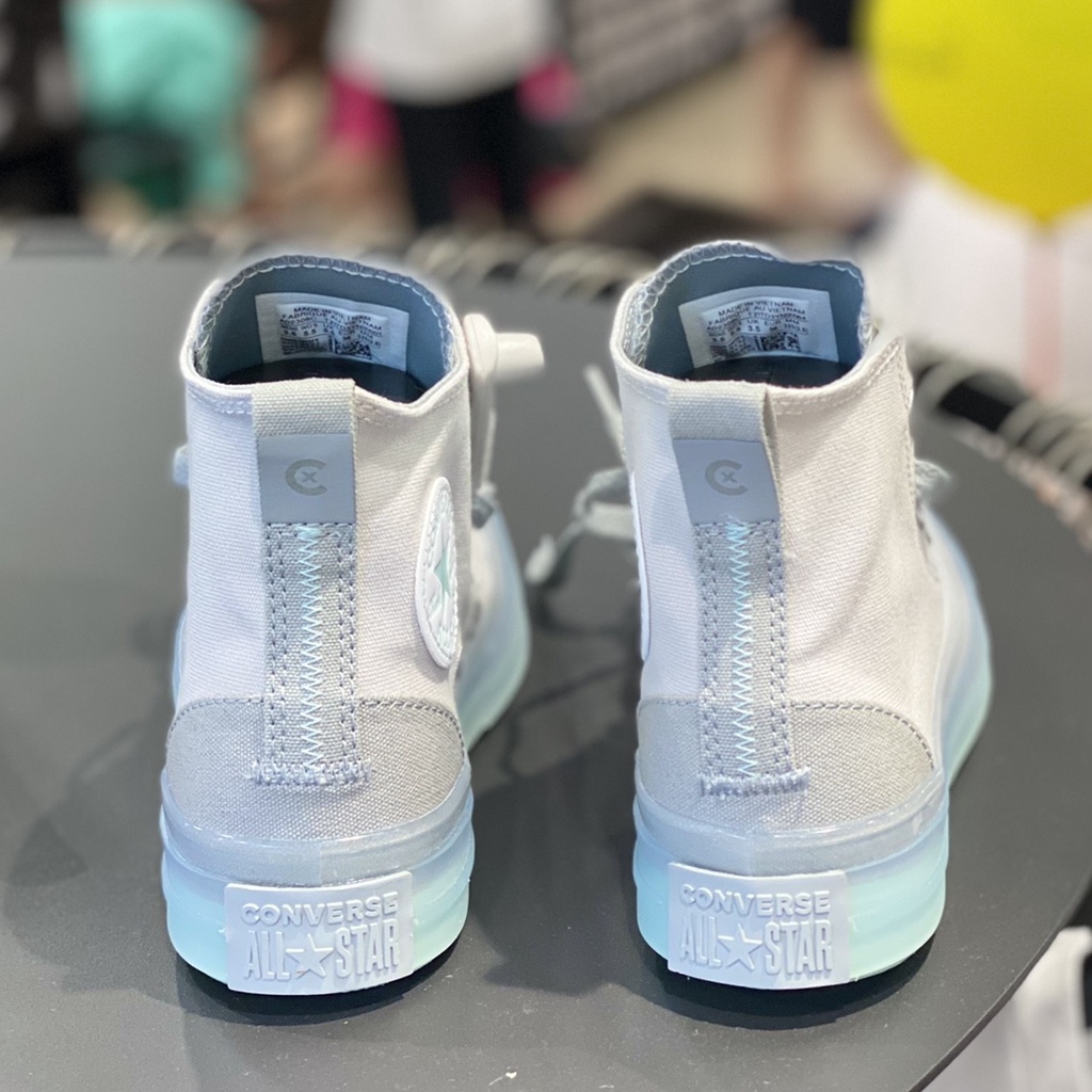 Converse Giày Vải canvas Cổ Cao Siêu Nhẹ Thoáng Khí Phối Màu Cá Tính Cho Nam Nữ