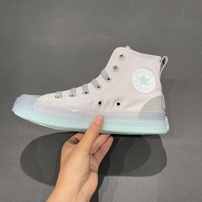 Converse Giày Vải canvas Cổ Cao Siêu Nhẹ Thoáng Khí Phối Màu Cá Tính Cho Nam Nữ