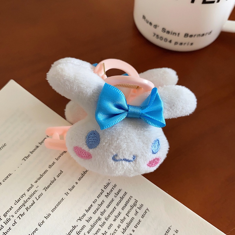 JOJO COCO SANRIO Kẹp Tóc Hình Chú Gấu / Cá Mập Nhồi Bông Dễ Thương Cho Nữ
