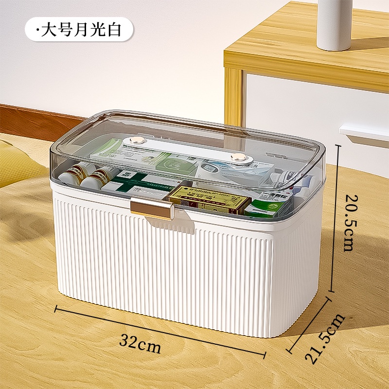 Hộp Đựng Thuốc Cỡ Lớn Nhiều Tầng Tiện Dụng Cho Gia Đình