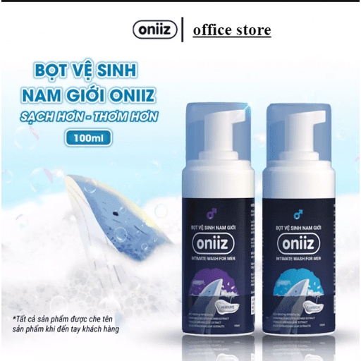 Dung Dịch Vệ Sinh Nam Giới ONIIZ 100ml - Bọt Vệ Sinh Tạo Bọt