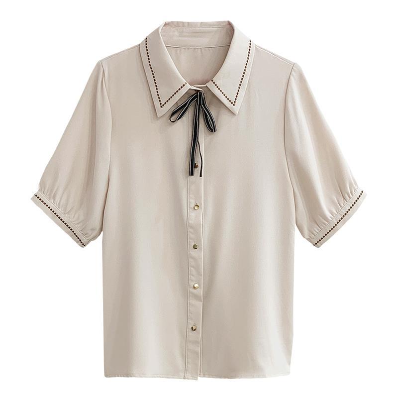 Áo Sơ Mi Voan Form Rộng Thời Trang Thanh Lịch Cho Nữ