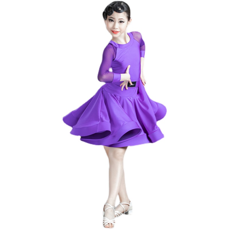 Mới Chân Váy Xòe Cho Bé Gái Khiêu Vũ latin