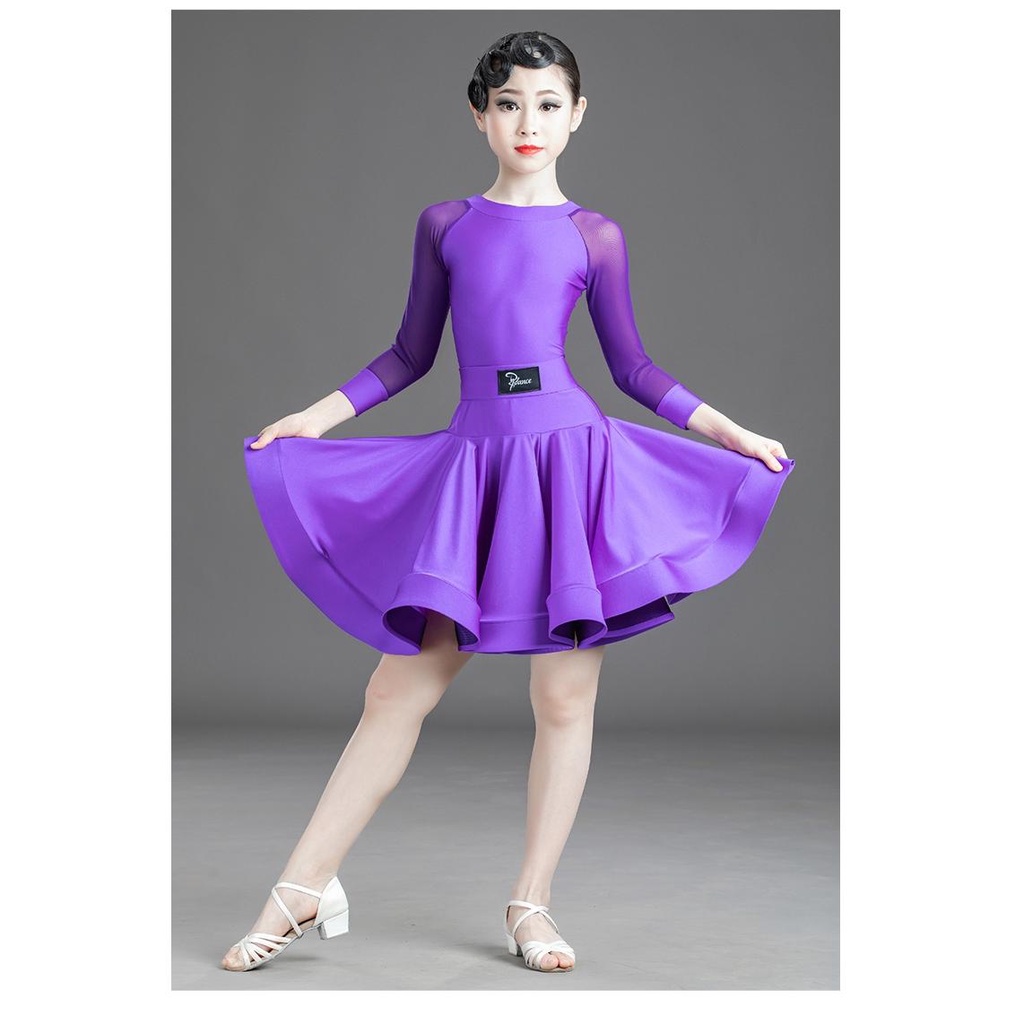 Mới Chân Váy Xòe Cho Bé Gái Khiêu Vũ latin