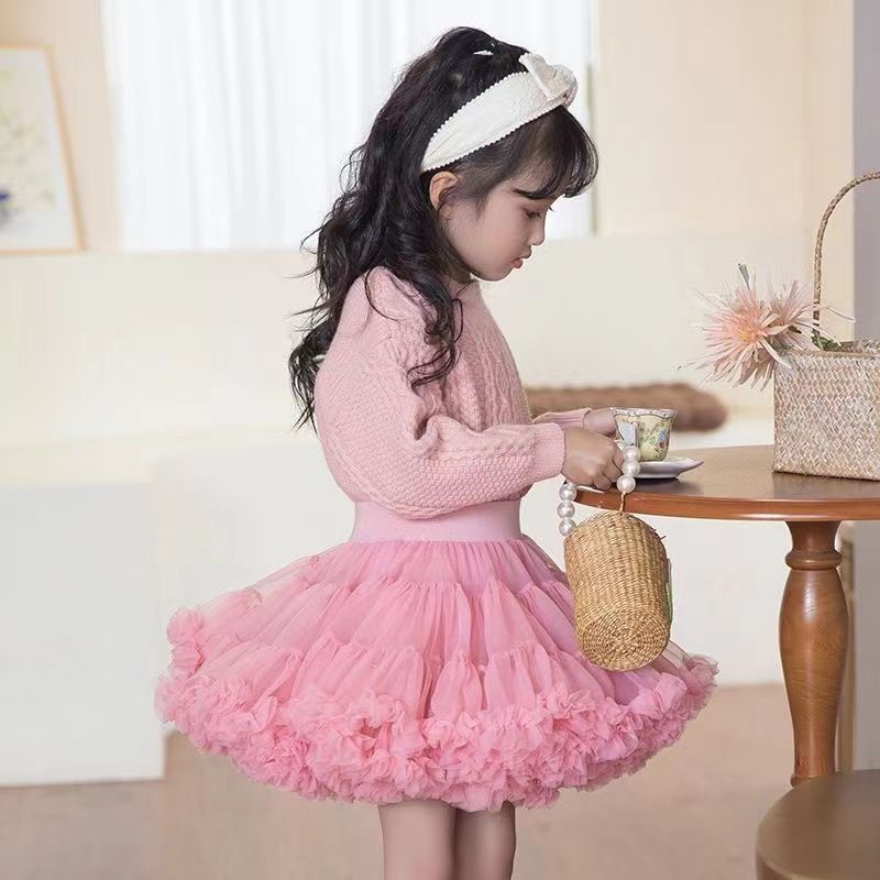 Mới Chân Váy Xòe Công Chúa Đáng Yêu Cho Bé Gái