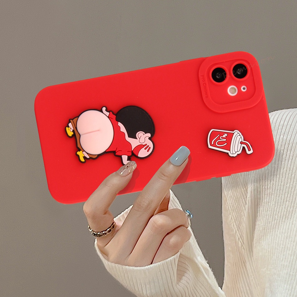 Dễ Thương Ốp Điện Thoại Silicon Mềm Hoạt Hình 3d Cho iphone 11 12 13 14 15 pro max + mini x xr xs max 6 s 7 8 + se 2020 11pro 13pro