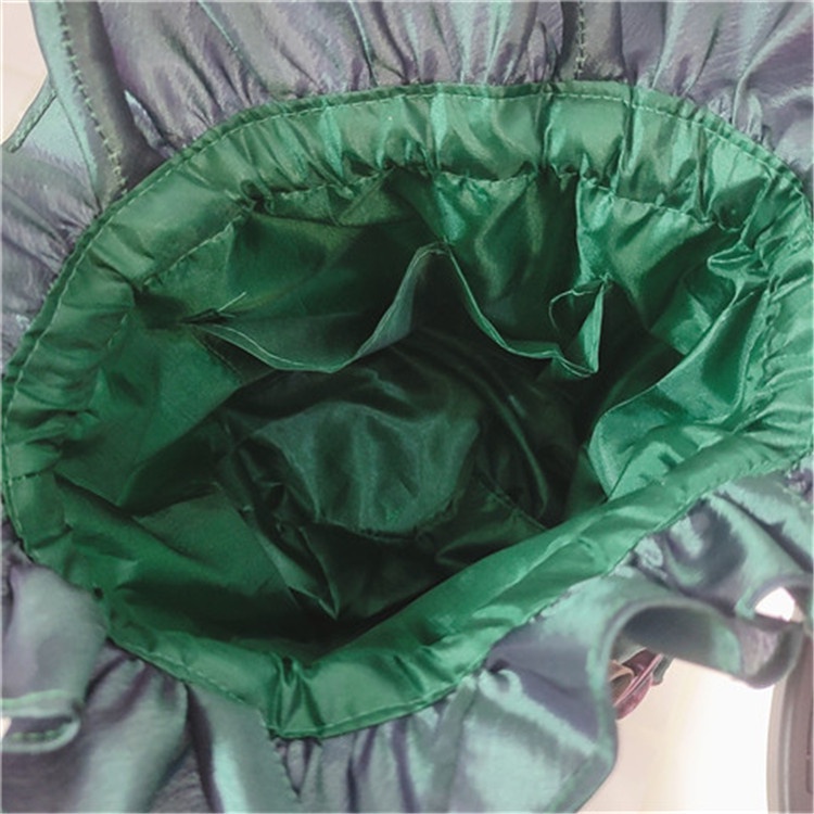 Túi Xách Tay Dây Rút Thêu Hoa Văn Dân Tộc Hoạt Hình Phối Ren Thời Trang 2023 Dành Cho Nữ