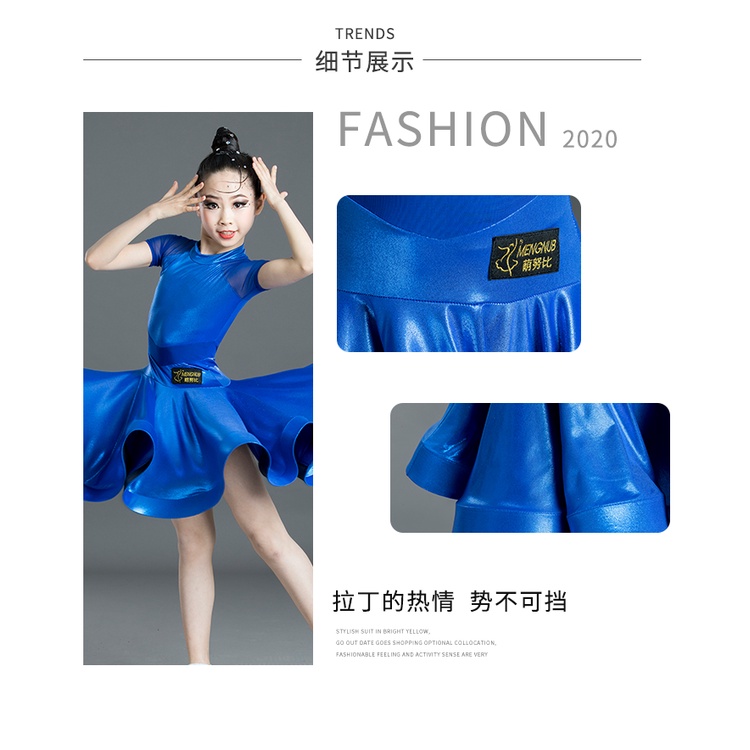 Váy Khiêu Vũ latin Cho Bé Gái Thời Trang Mùa Hè