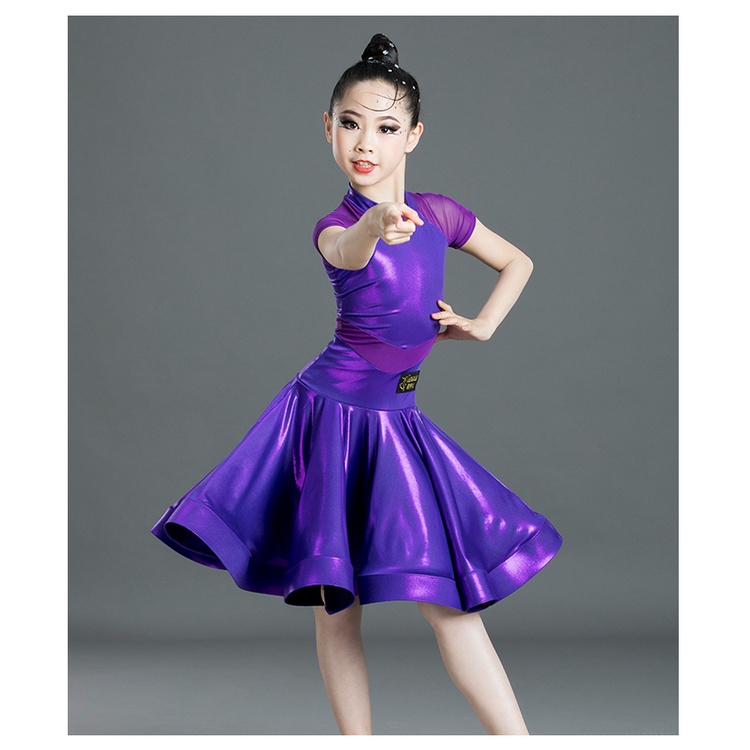 Váy Khiêu Vũ latin Cho Bé Gái Thời Trang Mùa Hè