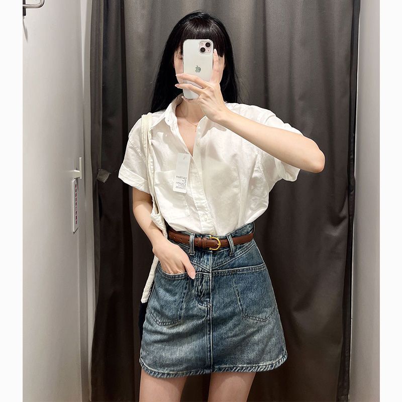 Thời Trang Áo Sơ Mi Ngắn Tay Phong Cách Hàn Quốc harajuku 2023 Cho Nữ